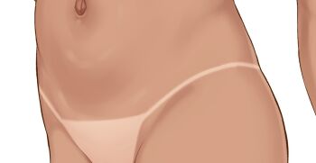 1girl atg_(wttoo0202) belly close-up commentary_request dark-skinned_female dark_skin emma_(pokemon) navel nintendo out-of-frame_censoring paid_reward_available pokemon pokemon_legends:_z-a simple_background solo tan tanline white_background