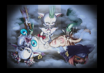 3girls :3 aftersex animal_ears animal_feet animal_hands animal_nose arms_up artist_name barefoot bdsm black_border blue_eyes body_fur body_writing bondage border bottomless bound bound_ankles bound_tail bound_wrists bow breasts cat_ears cat_girl cat_tail chain charle_(fairy_tail) claws clitoral_hood clitoris coat coat_lift colored_sclera commission completely_nude crescent crossover crying cuffs cum cum_in_ass cum_in_pussy cum_overflow cumdrip digimon digimon_(creature) drooling ear_tag ears_down english_text excessive_cum fairy_tail female_focus full_body furry furry_female gaping gaping_anus half-closed_eye half-closed_eyes highres hood hood_up hooded_coat long_sleeves monster_hunter_(series) monster_hunter_stories_2:_wings_of_ruin motion_blur multiple_girls navel nipples nude open_mouth ovipositor pawpads pink_hair puckered_anus purple_coat pussy pussy_juice qr_code red_bow restrained ringed_eyes rockthebull saliva shackles short_hair sidelocks signature sitting small_breasts snot spread_legs spread_pussy spreader_bar steam suspension tail tail_bow tail_ornament tail_raised tailmon tally tears teeth tentacles thighs tongue tongue_out top-down_bottom-up tope tsukino_(monster_hunter) twitter_username two-tone_fur uncensored uneven_eyes upside-down wavy_eyes whiskers white_fur yellow_eyes yellow_fur yellow_sclera