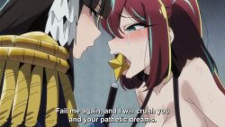 4girls akoya_matama anemo_nemo animated anime_screenshot ass barefoot black_bra black_sailor_collar blue_eyes blue_gloves blue_hair blue_panties blue_skirt blush bouncing_breasts bra bra_pull breasts brown_hair bruise closed_eyes clothes_pull completely_nude covering_breasts covering_crotch covering_privates cropped_shirt crying crying_with_eyes_open earrings fang feet gloves gluteal_fold gradient_hair green_eyes groin habit highres hood hoodie humiliation injury jewelry large_breasts leberblume loco_musica long_hair long_sleeves lord_enorme mahou_shoujo_ni_akogarete multicolored_hair multiple_girls nail_polish navel nipples nude nun on_floor open_mouth panties panty_pull partially_visible_vulva pink_hair pulling_own_clothes red_nails sailor_collar shirt sidelocks sister_gigant skirt skirt_pull slapping sound star_(symbol) star_earrings stomach streaked_hair striped_clothes striped_panties suspender_skirt suspenders tanaka_michiko tearing_up tears teeth tengeiji_holy thighs toenail_polish toenails tongue twintails two_side_up underboob underwear undressing unworn_clothes upper_teeth_only video whip white_panties white_shirt wide_hips yellow_eyes