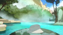 2boys 2girls absurdres animated aqua_jacket aqua_pants aqua_shirt attack audible_music azuki_entertainment black_hair black_shirt black_shorts blonde_hair blue_eyes blue_hair blue_jacket blue_shirt breasts brown_cape brown_eyes brown_hair brown_pants brown_shirt cape carving cowboy_hat crew_cut dark-skinned_male dark_skin day electricity electrokinesis explosion facial_hair fingerless_gloves floating furry gloves goatee gradient_hair guitar hairband hat highres hydrokinesis instrument jacket lava lightning long_hair mask medium_breasts monk multicolored_hair multiple_boys multiple_girls mustache open_clothes open_jacket original outdoors pants pole rabbit red_eyes red_jacket running sheath shirt short_hair shorts sound swinging_weapon sword tagme tank_top unsheathing very_long_hair very_short_hair video water weapon white_hairband