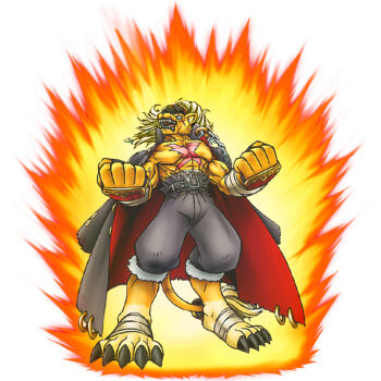 Rule 34 | 1boy, bancholeomon, bancholeomon burst mode, belt, digimon, digimon (creature), energy, lion boy, male focus, solo, tail