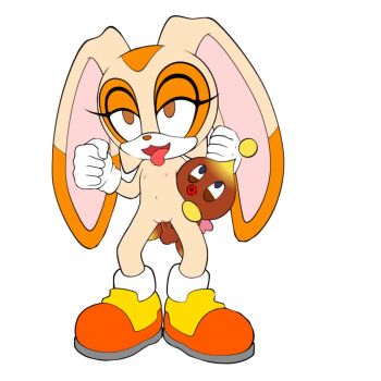 1girl animated brown_eyes chao_(sonic) cheese_(sonic) cream_the_rabbit furry interspecies loli makrap nipples nude penis pussy sex sex_from_behind sonic_(series) tagme vaginal video