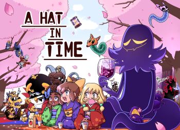 6+boys 6+girls :3 :d a_hat_in_time afro alcohol alternate_costume anger_vein animal_nose animal_print apple_juice apron bald beak belt belt_buckle bird black_crown black_eyes black_facial_hair black_hair black_hat black_jacket black_shoes blank_eyes blonde_facial_hair blonde_hair blue_bow blue_eyes blue_hairband blue_jacket blue_pants blue_sky blue_suit bow bow_hairband bow_kid brown_belt brown_fur brown_hair brown_shorts buckle buttons carrying carton cat cat_print chef_hat cherry_blossoms child child_carry cigarette claws clenched_hand cloud collared_shirt colored_sclera commentary_request conductor's_grandchild conductor_(a_hat_in_time) cooking_cat copyright_name crossed_legs crown cryokinesis cup curly_hair d: dark-skinned_female dark_skin day diaper dj_grooves dot_nose double-breasted drinking_glass english_text everyone eyes_visible_through_hair facial_hair fangs fewer_digits flat_top_chef_hat formal_clothes fox_mask frown fur-trimmed_vest fur_trim furrowed_brow furry furry_female ghost ghost_tail glass_bottle glint grandfather_and_granddaughter grandfather_and_grandson green_kimono grey_eyes grey_fur grin hair_bow hair_ornament hairband hand_on_another's_shoulder hand_on_own_chin hat hat_kid hat_print hat_ribbon head_rest heart hiding highres holding holding_cup holding_knife horns hourglass ice jacket japanese_clothes juice juice_carton kimono kitchen_knife knife long_sleeves looking_at_another looking_up lying mafia_(a_hat_in_time) mafia_boss_(a_hat_in_time) mask medium_hair minion_(a_hat_in_time) multiple_boys multiple_girls mustache mustache_girl neckerchief necktie no_headwear no_shirt nomad_(a_hat_in_time) nostrils notice_lines on_stomach open_mouth orange_bow orange_fur orange_tail outdoors pants penguin pink_ribbon pink_shirt pinstripe_jacket pinstripe_pants pinstripe_pattern pinstripe_suit ponytail purple_eyes purple_kimono purple_necktie queen_vanessa red_jacket red_neckerchief red_vest ribbon seal_(animal) shirt shoes short_hair shorts shot_glass sidelocks single_tusk sitting skin_fangs sky sleeveless sleeveless_shirt sleeves_rolled_up small_sweatdrop smile snatcher_(a_hat_in_time) sparkle standing_on_another's_head star-shaped_eyewear star_(symbol) striped_clothes striped_jacket striped_pants subcon_dweller_(a_hat_in_time) suit sun_hat sunglasses surprised the_empress_(a_hat_in_time) tongue topless_male towel tree tusks v-shaped_eyebrows vertical-striped_clothes vertical-striped_jacket vertical-striped_pants vertical-striped_suit very_dark_skin vest walrus walrus_captain_(a_hat_in_time) whiskey white_apron white_hat white_shirt wide_mouth wine_glass yellow_eyes yellow_hat yellow_sclera yellow_tail zabalam_inana