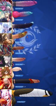 6+futa absurdres ahoge animal_ears animal_penis armpits artist_name atalanta_(fate) atalanta_alter_(fate) barghest_(fate) blonde_hair blue_eyes breasts brown_eyes brown_hair collar commentary commission dark-skinned_female dark_skin earrings english_commentary erection fate/grand_order fate_(series) futanari glasses grey_hair hair_between_eyes highres horns huge_penis ibuki_douji_(fate) ibuki_douji_(swimsuit_berserker)_(fate) jewelry jinako_carigiri knotted_penis kushishekku large_breasts large_penis looking_at_viewer melusine_(fate) multiple_futa multiple_girls multiple_horns okita_souji_(fate) okita_souji_alter_(fate) olga_marie_animusphere open_mouth patreon_username penis penis_chart penis_size_difference queen_of_sheba_(fate) spiked_penis stats teeth testicles tongue too_many_penises u-olga_marie uncensored underboob veins veiny_penis watermark white_hair zenobia_(fate)