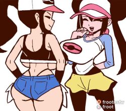 1boy 2girls age_difference anilingus animated ass baseball_cap black_pantyhose blue_shirt blue_shorts bouncing_breasts breasts breasts_out cleavage clothes_lift clothes_pull cosplay denim denim_shorts fellatio female_rimming_male femdom froot_(mossy_froot) group_sex hat hilda_(pokemon) huge_ass huge_breasts mario mario_(cosplay) mario_(series) mossyfroot multiple_girls nintendo onee-shota oral oral_sandwich paid_reward_available pantyhose pantyhose_under_shorts patreon_logo patreon_username poke_ball poke_ball_(basic) poke_ball_print pokemon pokemon_bw pokemon_bw2 raglan_sleeves rimming_male rosa_(pokemon) shirt shirt_lift short_shorts shorts shorts_pull shota sound subscribestar_logo subscribestar_username tagme thick_thighs thighs threesome two-tone_shirt video visor_cap white_shirt wide_hips yellow_shorts youngster_(pokemon)