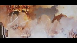 acid alien animated atomic_breath audible_music audible_speech aura bandaged_head bandages blocking boat bodypaint bodysuit brain breath_weapon burning burnt chemicals colored_sclera construction_site crane_(machine) dancing day destruction dinosaur electricity energy energy_beam explosion eye_beam eyepatch facepaint father_and_son field film_grain fire fish flying fog fujinomiya_miki giant giant_monster glowing glowing_brain glowing_eyes glowing_spikes godzilla godzilla_(series) godzilla_vs._hedorah hedorah helmet highres hippie horror_(theme) japan_self-defense_force japanese_audio japanese_text jumping kaiju keuchi_yukio laboratory lightning_eyes long_hair microscope military military_uniform monster mouth_beam movie_trailer multiple_boys multiple_girls music night ocean oil_refinery plasma plasma_beam pollution power_lines red_electricity red_eyes red_sclera ritual roaring scarf scientist sea_monster ship short_hair singing slime_(creature) smog smoke soldier sound space_monster sparks spikes sulfuric_acid sunset swimming tail toho torch trailer_(media) transformation transmission_tower ultra_beam vertical_eyes video watercraft yano_ken yano_toru yano_toshie yellow_eyes