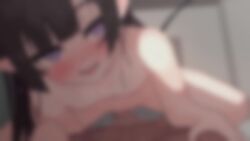 1boy 1girl age_difference animated blush breasts censored collarbone cowgirl_position demon_girl fangs flat_chest girl_on_top hetero highres hotpeople indoors interior leaning_forward loli looking_at_viewer madana_(xesa7885) mosaic_censoring navel nipples nude open_mouth original penis pointy_ears pov pov_crotch purple_eyes pussy sex small_breasts smile solo_focus sound spread_legs straddling tail teeth vaginal video