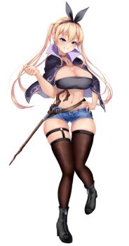 ass black_boots black_thighhighs boots breasts feet hand_on_own_hip inanimate md5_mismatch original resolution_mismatch simple_background skindentation source_larger tagme thighhighs thighs transparent_background