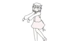 >_< 3girls animal_ears animated arm_up audible_music audible_speech blonde_hair blood bow bowtie brown_eyes brown_hair cat_ears chair chen closed_eyes computer dancing dress flying fox_tail green_headwear heart heart-shaped_pupils hug hug_from_behind japanese_audio japanese_text lineart long_dress long_sleeves looking_at_viewer lowres macross macross_frontier multiple_girls multiple_tails music music_video nosebleed nyan-nyan_dance office_chair one_eye_closed open_mouth parody pink_sleeves red_dress red_eyes red_shoes saliva shoes short_dress singing sound swivel_chair symbol-shaped_pupils tail touhou two_tails video yakumo_ran yakumo_yukari