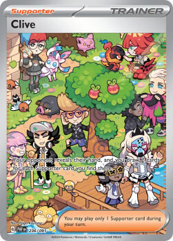 4girls 5boys apple applin artist_name atticus_(pokemon) bird black_hair black_jacket black_pants black_socks blonde_hair blue_eyes blue_hair blush blush_stickers boots bridge bright_pupils brown_shoes bush cane card_(medium) carmen_(pokemon) cellphone character_name charcadet chibi clavell_(pokemon) clenched_hand clive_(pokemon) closed_eyes closed_mouth clothing_cutout colored_eyelashes company_name copyright_name copyright_notice dark-skinned_female dark-skinned_male dark_skin detached_sleeves english_text eri_(pokemon) eyelashes facepaint facial_hair fletchling floating food freckles from_side fruit gen_1_pokemon gen_2_pokemon gen_4_pokemon gen_6_pokemon gen_8_pokemon giacomo_(pokemon) glasses gloves grass green_eyes grey_boots grey_eyes grey_hoodie grey_pantyhose grey_shirt hand_on_another's_head hand_up hands_on_own_head hat headphones headphones_around_neck helmet hip_vent holding holding_cane holding_phone holding_unworn_clothes hood hood_down hoodie hoppip in_tree jacket kayama_taiga lechonk long_hair long_sleeves mela_(pokemon) multicolored_hair multiple_boys multiple_girls nintendo no_mask official_alternate_costume official_art open_clothes open_jacket open_mouth orange-tinted_eyewear ortega_(pokemon) outdoors pants pantyhose penny_(pokemon) phone pink_eyes pink_hair pink_jacket pink_pants pink_shoes poke_ball_symbol poke_ball_theme pokemon pokemon_(creature) pokemon_card pokemon_sv pokemon_tcg print_pantyhose psyduck purple_gloves purple_shorts purple_skirt purple_socks red_boots red_eyes red_hair rotom rotom_phone round_eyewear school_uniform shirt shoes short_hair short_sleeves shorts skirt smartphone smile socks squatting standing star-shaped_eyewear star_(symbol) sunglasses sylveon tadbulb team_star team_star_grunt team_star_uniform teeth third-party_source tinted_eyewear trading_card tree two-tone_hair uva_academy_school_uniform very_short_hair water white_eyes white_gloves white_hair white_hat white_helmet white_pupils white_shirt white_skirt wooden_bridge yellow-framed_eyewear yellow_eyes youssef_(pokemon)