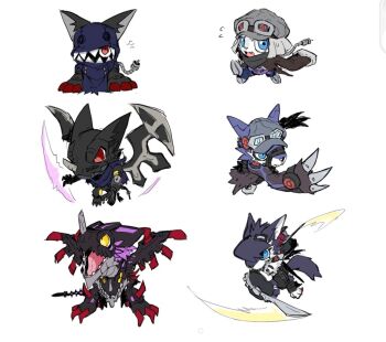 Rule 34 | appmon, digimon, digimon universe: appli monsters, hackmon (appmon), logamon, offmon, raidramon, revivemon, shutmon