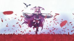 10s 1girl animated anime_screenshot krul_tepes owari_no_seraph pink_hair solo spinning tagme video