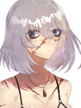 1girl breasts cleavage code_vein eva_roux highres jewelry large_breasts necklace