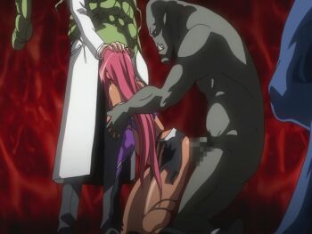 animated animated_gif breasts doggystyle double_penetration fellatio grabbing_another&#039;s_breast groping ingrid_(taimanin_asagi) oral orc sex_from_behind taimanin_(series) taimanin_asagi tentacle_sex tentacles