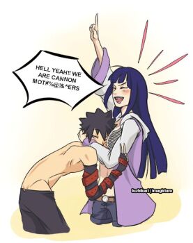 1boy 1girl black_hair blue_hair dark_blue_hair hyuuga_hinata naruto:_road_to_ninja naruto_(classic) naruto_(series) naruto_shippuuden uzumaki_naruto