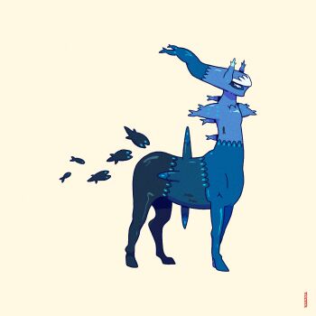 alternate_form full_body gen_7_pokemon highres meme nintendo no_humans original_form_pokemon_(meme) pedro_larez pokemon pokemon_(creature) simple_background solo standing what wishiwashi wishiwashi_(school)