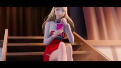 1boy 1girl 3d all_fours amateurthrowaway animated ass ball blonde_hair blue_eyes bouncing_breasts breasts cellphone cheerleader clothes_lift cowgirl_position doggystyle erection girl_on_top hetero indoors kamoshida_suguru large_breasts lying nipples nude on_bed on_stomach penis persona persona_5 phone pov pov_crotch sex sex_from_behind shirt_lift sound spanked spanking spread_legs straddling takamaki_anne top-down_bottom-up twintails vaginal video