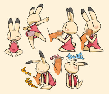 00s 1boy 1girl :3 :p animal_yokochou blush blush_stickers closed_eyes disembodied_penis fellatio female_focus furry furry_female glansjob hetero inactive_account iyo_(animal_yokochou) kneeling licking licking_penis looking_at_penis looking_at_viewer nozo_(abikoshi) one_eye_closed oral penis sound_effects tongue tongue_out upskirt