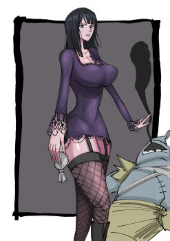 1girl absurdres breasts highres large_breasts long_hair nico_robin one_piece tagme