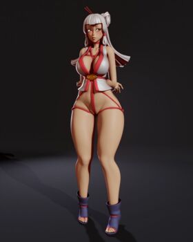 1girl 3d bdsm bondage bound breasts highres nintendo paya_(zelda) shibari solo the_legend_of_zelda