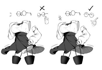 Rule 34 | 1girl, absurdres, breasts, clover dot (clov erd), garter straps, greyscale, high-waist skirt, highres, invisible, large breasts, monochrome, original, skirt, white background