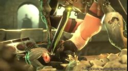 10s 1boy 1girl 1other 2b_(nier:automata) 3d android animated artist_name ass ass_shake at_knifepoint black_dress black_footwear black_gloves black_thighhighs blade_to_throat blindfold boots bouncing bouncing_breasts breasts defeat dress feather-trimmed_sleeves feather_trim feathers foot_on_head forced gloves guro head_out_of_frame held_down hetero high_heels highleg highleg_leotard holding holding_sword holding_weapon indoors juliet_sleeves knee_boots leg_grab leotard long_sleeves looping_animation lying medium_breasts multicolored_gloves nier:automata nier_(series) object_insertion on_back patreon_username pestilencesfm platinumgames puffy_sleeves rape resized restrained robot short_hair skirt solo_focus source_filmmaker_(medium) square_enix stab struggling sword thighhighs thighhighs_under_boots threatening unworn_skirt upscaled vaginal vaginal_object_insertion video watermark weapon web_address white_gloves white_hair white_leotard