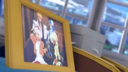 1boy 1girl 3d animated ass blue_hair bouncing bouncing_ass bouncing_breasts braid braided_ponytail breasts brown_hair cheating_(relationship) clothed_male_nude_female cum cum_in_pussy dizzy_(guilty_gear) elbow_gloves elphelt_valentine family_portrait father_and_daughter fingerless_gloves flower functionally_nude gloves guilty_gear guilty_gear_strive hair_flower hair_ornament hetero incest indoors large_breasts large_penis long_hair low-tied_long_hair mature_female navel netorare nipples nsfw_sonia_va nude penis pink_lips pink_nails ponytail pussy ramlethal_valentine rbf7 red_eyes ribbon sex sex_from_behind sol_badguy sound swept_bangs tail tail_ornament tail_ribbon testicles thick_thighs thighs vaginal video yellow_ribbon