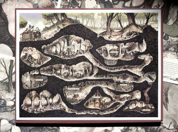 6+boys 6+girls abduction booby_trap cave cave_interior cloud colored_skin commentary completely_nude cooking corpse doggystyle english_commentary fellatio forest goblin green_skin holding holding_polearm holding_weapon interspecies kitchen multiple_boys multiple_girls nature nude oral original polearm rape sabu_(sabudenego) sex_from_behind tree weapon