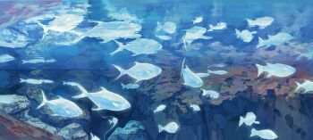 animal animal_focus commentary_request fish no_humans original sunoji08 underwater