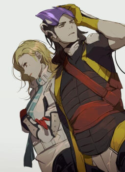 Rule 34 | 1boy, 1girl, aleph (megami tensei), blonde hair, mother and son, shin megami tensei, shin megami tensei ii, tagme