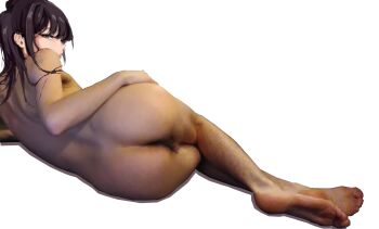 futanari highres mixed_media non-web_source photo_(medium) real_life_insert solo