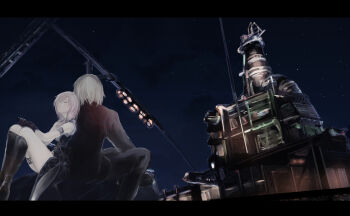 10s 1boy 1girl affair alternate_costume back back-to-back bad_id bad_pixiv_id bad_tag betrayal blonde_hair boots cheating_(relationship) cheating_with_brother-in-law cheating_with_sister-in-law city closed_eyes crying disgrace disgust final_fantasy final_fantasy_xiii gloves hikao_(plusxxx) hio_(plusxxx) incest infidelity letterboxed lightning_farron lightning_returns:_final_fantasy_xiii long_hair netorare netorase night out_of_character pink_hair scenery sitting snow_villiers tears unfaithful xo_(artist)