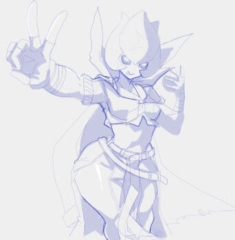 bancholilimon banchou dclaret delinquent digimon digimon_(creature) flower monster_girl petals plant_girl sukeban