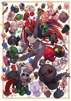 1girl :&lt; :t ? ^_^ absolutely_everyone absurdres acid_baby_(the_binding_of_isaac) angry_fly_(the_binding_of_isaac) animal annotated antennae arm_up armpits artist_name baby baby_animal bag bandaid bare_shoulders barefoot battery bbf_(the_binding_of_isaac) big_fan_(the_binding_of_isaac) bird black_eyes black_horns black_sclera black_skin black_wings blank_eyes bleeding blindfold blood blood_from_mouth bloodshot_eye_(the_binding_of_isaac) bloody_weapon blue_fly_(the_binding_of_isaac) blue_gemstone blue_ribbon blue_skin bone border box brain breasts breath_weapon breathing_fire brother_bobby_(the_binding_of_isaac) brown_border bug bulging_eyes bum_friend_(the_binding_of_isaac) bumbo_(the_binding_of_isaac) charged_baby_(the_binding_of_isaac) chibi chibi_inset chick clenched_teeth closed_eyes closed_mouth cloud coin collarbone colored_sclera colored_skin commentary conquest_(the_binding_of_isaac) constricted_pupils cracked_skin crop_top crown crying cube cup dark_bum_(the_binding_of_isaac) dated dead_bird_(the_binding_of_isaac) death_(the_binding_of_isaac) demon demon_baby_(the_binding_of_isaac) demon_girl drooling dry_baby_(the_binding_of_isaac) egg_sac english_commentary everyone eyeball faceless famine_(the_binding_of_isaac) fangs farting_baby_(the_binding_of_isaac) fate&#039;s_reward_(the_binding_of_isaac) feathered_wings fire flesh fly full_body furrowed_brow gem gemini_(the_binding_of_isaac) ghost ghost_baby_(the_binding_of_isaac) ghost_tail green_eyes green_skin grey_eyes grey_horns grin guardian_angel_(the_binding_of_isaac) half-closed_eyes halo happy harlequin_baby_(the_binding_of_isaac) headless headless_baby_(the_binding_of_isaac) heart heart_(organ) highres holding holding_box holding_coin holding_heart horns horse_head hushy_(the_binding_of_isaac) incubus_(the_binding_of_isaac) insect intestines isaac_(the_binding_of_isaac) jowls key key_bum_(the_binding_of_isaac) king_baby_(the_binding_of_isaac) knife leech_(the_binding_of_isaac) lightning_bolt_symbol lil_brimstone_(the_binding_of_isaac) lil_delirium_(the_binding_of_isaac) lil_gurdy_(the_binding_of_isaac) lil_haunt_(the_binding_of_isaac) lil_loki_(the_binding_of_isaac) lil_monstro_(the_binding_of_isaac) lil_spewer_(the_binding_of_isaac) lilith_(the_binding_of_isaac) little_c.h.a.d._(the_binding_of_isaac) little_chubby_(the_binding_of_isaac) little_gish_(the_binding_of_isaac) little_steven_(the_binding_of_isaac) loincloth long_hair looking_at_viewer midriff milk mongo_baby_(the_binding_of_isaac) mouth_drool multicolored_skin mushroom navel no_eyes non-humanoid_robot notice_lines obsessed_fan_(the_binding_of_isaac) open_mouth outside_border own_hands_together papa_fly_(the_binding_of_isaac) patchwork_skin pestilence_(the_binding_of_isaac) pink_sclera poop pretty_fly_(the_binding_of_isaac) profile puffy_cheeks punching_bag_(the_binding_of_isaac) rain rainbow rainbow_baby_(the_binding_of_isaac) razor red_eyes red_hair red_skin ribbon riding robo-baby_(the_binding_of_isaac) robo-baby_2.0_(the_binding_of_isaac) robot robot_animal rotten_baby_(the_binding_of_isaac) sack sad seraphim_(the_binding_of_isaac) severed_finger sharp_teeth shiny_skin shirt sidelocks signature single_tooth sissy_longlegs_(the_binding_of_isaac) sister_maggy_(the_binding_of_isaac) skull sleeveless sleeveless_shirt small_breasts smart_fly_(the_binding_of_isaac) smile solid_oval_eyes sparkle spider spider_mod_(the_binding_of_isaac) stitches stomach streaming_tears succubus_(the_binding_of_isaac) sworn_protector_(the_binding_of_isaac) tears teeth the_binding_of_isaac tongue tongue_out transparent treasure_chest two-tone_skin umbilical_cord very_long_hair vomiting wall-eyed war_(the_binding_of_isaac) weapon white_eyes white_horns white_shirt white_wings wings worm x_x yellow_eyes yellow_headwear yellowparrot yo_listen!_(the_binding_of_isaac) zombie