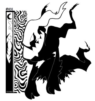 1other black_dress claws darkrai dress floating floating_hair full_body gen_4_pokemon greyscale legendary_pokemon looking_to_the_side monochrome mythical_pokemon nintendo one_eye_covered pokedex_number pokemon pokemon_(creature) scarf simple_background skirt smoke solo viscuvania whisp white_background white_hair