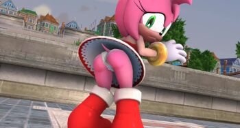 3d amy_rose animated anus ass ass_focus bare_legs barefoot breasts child dirty_ass dress fart feet gassy gassy_female hairband kyojiri_loli legs loli lolita_fashion medium_hair oppai_loli panties perineum petite pussy sega smelly_anus soles sonic_(series) sonic_the_hedgehog tagme toes tooty underwear video