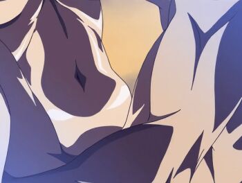 00s 2004 animated animated_gif anime_screenshot back bible_black bible_black_new_testament blonde_hair bouncing_breasts breasts closed_eyes earrings jewelry large_breasts lipstick lying makeup missionary nipples nude on_back open_mouth oshima_takeshi saeki_kaori sex shin_bible_black spread_legs sweat tagme thighs vice_principal