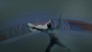 animated battle beam_(chainsaw_man) blood chainsaw_man denji_(chainsaw_man) destruction monster tagme tornado typhoon_devil_(chainsaw_man) video