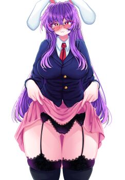 absurdres animal_ears highres imperishable_night nanaii_desu purple_hair rabbit_ears red_eyes reisen_udongein_inaba touhou