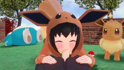 1boy 1girl 3d animated chris_flandre cosplay deepthroat eevee eevee_(cosplay) fellatio gen_1_pokemon hetero highres koikatsu_(medium) loli looking_at_viewer metapod nintendo oral outdoors penis pidgeot poke_kid_(pokemon) pokemon pokemon_swsh pov pov_crotch snorlax solo_focus sound tagme uncensored video