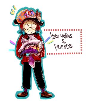 3girls alternate_form animal animal_on_head black_hat black_pants brown_footwear fang glasses grey_hat hat highres holding holding_animal inkling_(swim_form) long_sleeves looking_at_viewer multiple_girls nintendo octoling_(swim_form) on_head opaque_glasses pants plaid_clothes plaid_shirt red_shirt shirt shoes splatoon_(series) splatoon_3 squid tao_blu tosh_(splatoon) waving wildcard1_4 yoko_(splatoon)