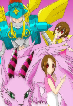 Rule 34 | angel, angel girl, digimon, digimon (creature), holydramon, horns, ofanimon, solo, wings, yagami hikari