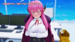 1boy 1girl 3d animated aru_(blue_archive) asmr audible_speech binaural_microphone blue_archive female_ejaculation girl_on_top handjob hetero kaotaro12 microphone pov sensei_(blue_archive) sex sound squatting_cowgirl_position sweat tagme video whispering