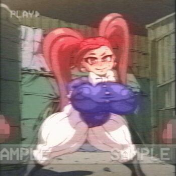 1girl 2boys angelauxes animated animated_gif blush boku_no_hero_academia cum imminent_penetration imminent_rape la_brava multiple_boys nipples nipples_visible_through_shirt precum red_eyes red_hair sample_watermark shortstack static sweat sweatdrop twintails watermark