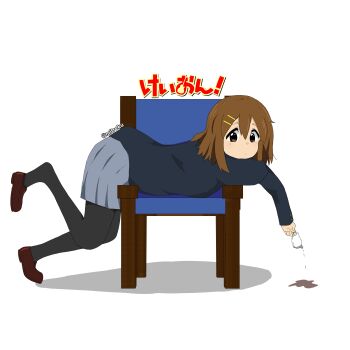 Rule 34 | 1girl, absurdres, brown eyes, brown hair, hair ornament, hairclip, highres, hirasawa yui, k-on!, kyoto animation, sakuragaoka high school uniform, school uniform, short hair