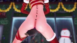1girl 3d amv anal_beads anal_tail animated antlers anus ass asteriskmmd asymmetrical_hair asymmetrical_legwear audible_music back_tattoo bandages belly blush body_writing bow breasts butt_plug christmas cleft_of_venus close-up dancing elbow_gloves fake_antlers fake_tail female_focus from_behind from_below full_body gen_1_pokemon gloves gluteal_fold hentai_music_video highres horns jewelry kneepits leg_ribbon loli merry_christmas mikumikudance_(medium) misty_(pokemon) music music_video naked_ribbon navel navel_piercing necklace nintendo orange_hair piercing pokemon pokemon_rgby ponytail pussy red_bow red_gloves red_ribbon red_thighhighs reindeer_antlers ribbon sex_toy short_hair side_ponytail small_breasts solo sound standing stomach tail tan tanline tattoo thigh_ribbon thighhighs thighs video