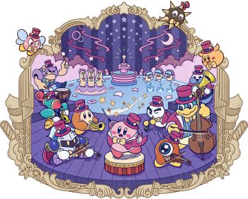 Rule 34 | :o, archived source, armor, artist request, blipper, blue eyes, blue shirt, blush, blush stickers, bonkers, bounder, bourbon (kirby), bow, bowtie, bronto burt, cape, cappy (kirby), chilly (kirby), closed mouth, drum, drumsticks, fish, flag, floating, fountain, fountain of dreams, glunk (kirby), goggles, gordo, hat, hat ornament, holding, holding baton, holding drumsticks, holding instrument, holding saxophone, holding violin, instrument, instrument request, invincible candy, jacket, kabu (kirby), king dedede, kirby, kirby (series), laser ball, mask, maxim tomato, meta knight, mr. frosty, music, musical note hat ornament, nintendo, official art, one-eyed, one eye closed, open clothes, open jacket, open mouth, playing instrument, purple cape, purple hat, purple jacket, red bow, red bowtie, saxophone, scarfy, second-party source, shirt, shoulder armor, smile, spikes, star (symbol), star rod, starman (kirby), striped clothes, striped shirt, swim goggles, sword knight, thick eyebrows, tookey, top hat, transparent background, treble clef, tuba, twizzy, ufo (kirby), vertical-striped clothes, vertical-striped shirt, violin, waddle dee, waddle doo, water, yellow bow, yellow bowtie