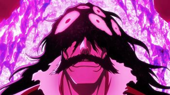 black_hair bleach bleach:_sennen_kessen-hen collar covered_eyes extra_eyes facial_hair kubo_tite_(style) long_hair mustache no_eyebrows nose old old_man quincy_(bleach) soul_king sternritter sunken_cheeks tagme thick_mustache wandenreich wandenreich_uniform yhwach