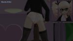 1boy 1girl 3d age_difference anal animated anus arm_behind_head ass black_ribbon black_skin black_thighhighs blonde_hair cleft_of_venus clothed_female_nude_male clothed_sex collarbone colored_skin cowgirl_position cum cum_in_ass dark-skinned_male dark_penis dark_skin deep_penetration double_v drill_hair ejaculation erection eyewear_on_head flat_chest girl_on_top glasses gs-mantis hair_ornament hair_ribbon hetero heterochromia high_heels highres large_penis loli long_hair long_sleeves looking_at_viewer moaning nail_polish necktie nipples no_bra nude one-piece_tan one_eye_closed open_mouth orgasm original patoot penis pov pussy pussy_juice pussy_juice_trail ribbon sex solo_focus sound stomach_bulge straddling striped_clothes striped_thighhighs sunglasses tan tanline thighhighs twin_drills uncensored v video wince