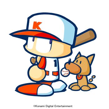 1boy artist_request ball baseball_(object) baseball_bat baseball_cap baseball_uniform belt copyright_notice dog hat holding holding_baseball_bat jikkyou_powerful_pro_yakyuu jikkyou_powerful_pro_yakyuu_(style) looking_back multicolored_shirt multicolored_shoes no_mouth official_art power_pro_kun power_pro_kun_pocket power_pro_kun_pocket_1 power_pro_kun_pocket_r rayman_limbs red_belt red_shirt red_shoes shirt shoes solo sportswear transparent_background two-tone_shoes uniform_number white_shirt white_shoes